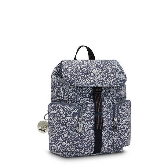 Kipling Anto Woodstock Ryggsekk Hvite Blå | NO 1676SG